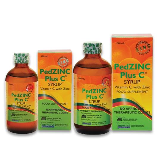 PedZINC Plus C Dosage & Drug Information MIMS Philippines